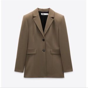 Zara olive green blazer